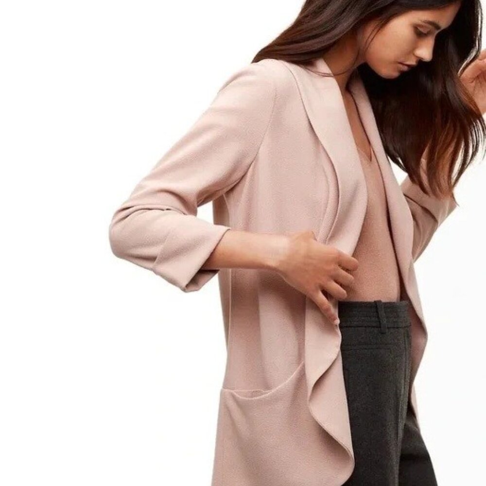 Aritzia Wilfred Chevalier Open Front Blazer